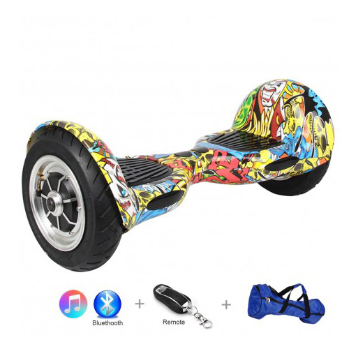10 Inch Two-Wheel Self Balancing Hoverboards - LED Light Wheel Scooter